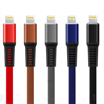 Wholesale USB cable fast charging phone accessories braided rope transfer data cable