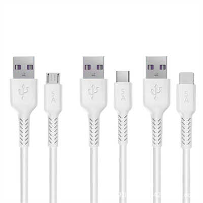 Cell phone accessories supplier premium 5A USB cable fast charging data cable 