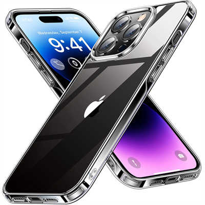 Phone case supplier iPhone 15 plus protective case 1.5mm transparent TPU case