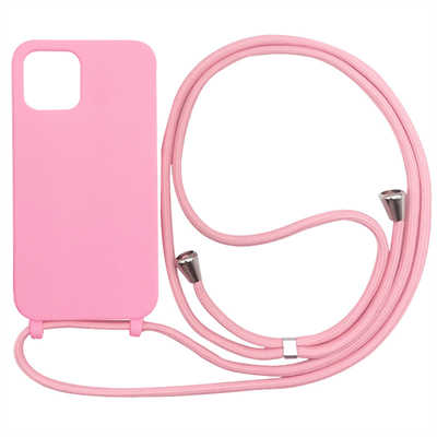 Cell phone case services apple iPhone 12 Pro silicone case liquid lanyard case