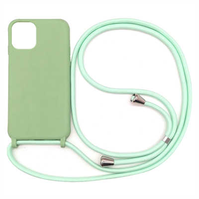 Cell phone case whitelable iPhone 14 Pro Max silicone case lanyard liquid case