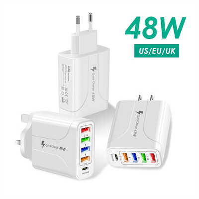 Phone accessory wholesale supplier multi charger adapter fastest USB charging