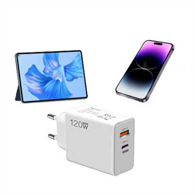 Wholesale Mobile Charger 120w charger customized dual port fast charging adapter