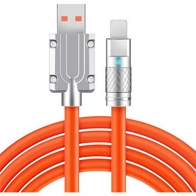 Data cable manufacturers lightning to usb cable zinc alloy silicone cable