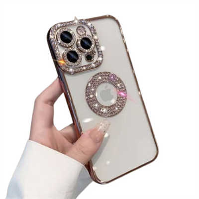 Phone case traders wholesale iPhone 15 diamond silicone case luxury case