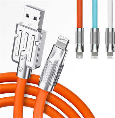 Hersteller von handyzubehör lightning zu USB kabel silikonkabel aus Zinklegierung