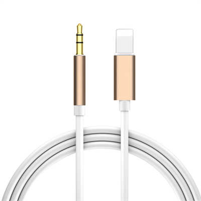 Câble lightning vers USB auxiliaire grossite iPhone 3.5mm câble audio voiture