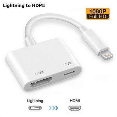 Accessoires câble hdmi USB adaptateur lightning vers HDMI pour iPhone iPad iPod
