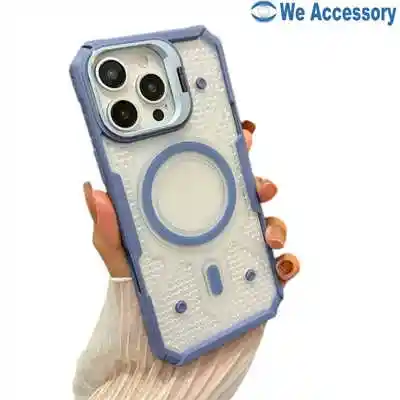 Proveedor accesorios iPhone fundas protectora Magsafe iPhone 16 con soporte