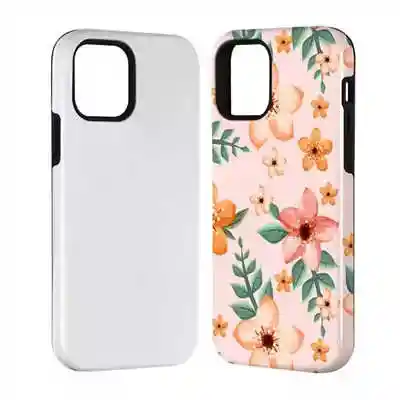 Wholesale 2 in 1 sublimation 3D case iPhone 15 personalized phone cover for girls