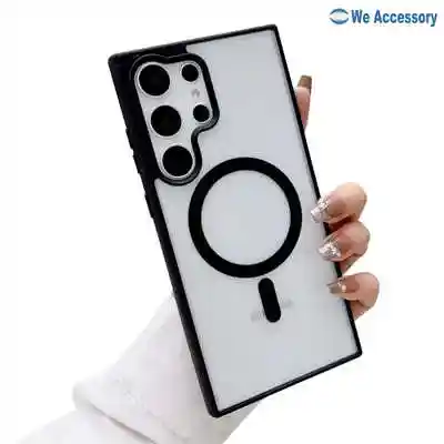 Phone Case Suppliers Wholesale Samsung S25 Magsafe matte case 2in1 phone case