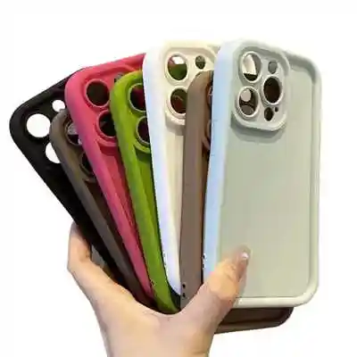 Grossiste coque téléphone Couleur unie coque iPhone 15 en silicone sanfte Berührung