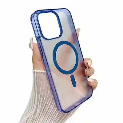 Coque téléphone personnalisé entreprise iPhone 15 coque mat MagSafe silicone