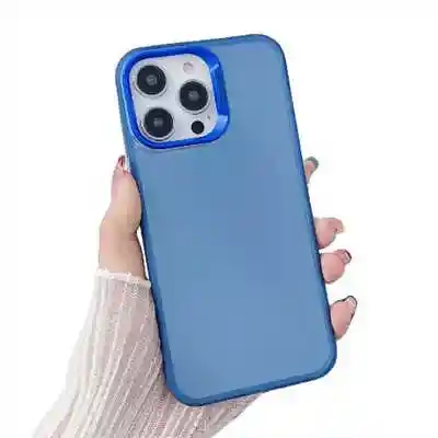 Custodia iPhone 16 all'ingrosso custodia silicone argento laser copertura elegante