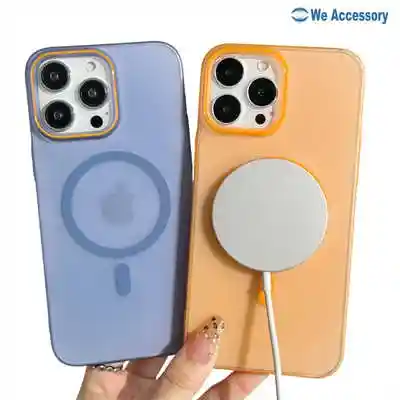 Apple handy zubehör lieferant iPhone 16 PC hülle Magsafe Mattemit Hautgefühl 