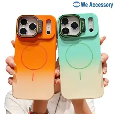 Distributore custodia iPhone 17 custodia MagSafe con effetto sfumato silicone