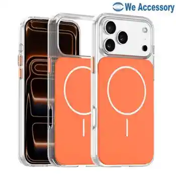 Fundas MagSafe iPhone 17 Pro fundas transparente bicolor venta al por mayor