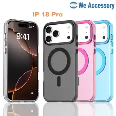 Fundas iPhone 18 Pro al por Mayor Colorida Transparente Magsafe Funda Nueva iPhone 18 Pro
